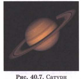 Рис. 40.7. Сатурн
